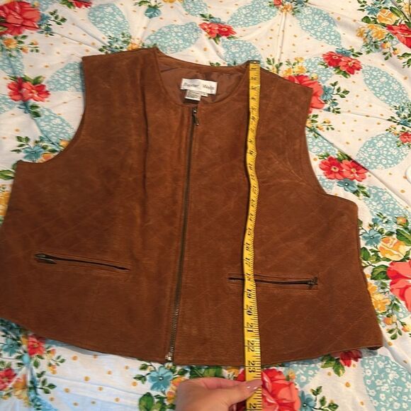 Baxter & Wells leather vest size large - Picture 6 of 10